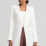 Jaleco Feminino Carmen - Off White