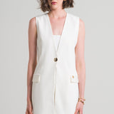 Jaleco Feminino Classy - Off White