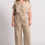 Macacão Feminino Trendy - Bege