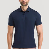 Polo Masculina Pima Cherie - Azul Marinho