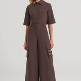 Scrub Feminino Caterine by PatBO - Marrom