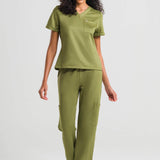 Scrub Feminino Soft - Verde Militar