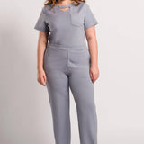 Scrub Feminino Life Style - Cinza