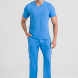 Scrub Masculino Coach - Azul Capri