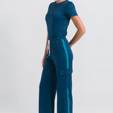 Scrub Feminino Sporty - Azul Marinho