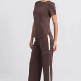 Scrub Feminino Sporty - Marrom