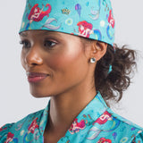 Touca Feminina Bandana Pequena Sereia