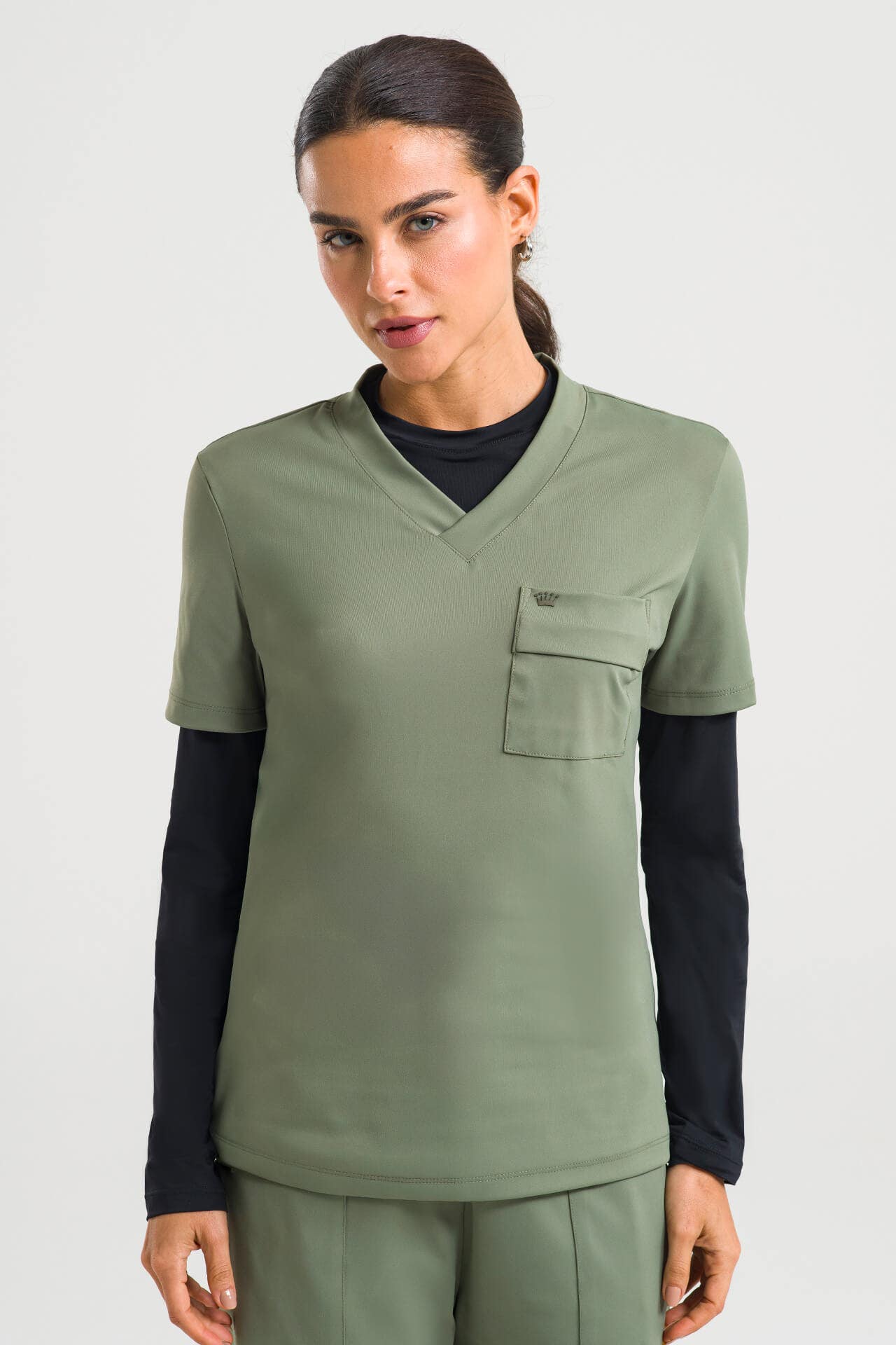 Blusa Manga Longa Underscrub Up - Preta