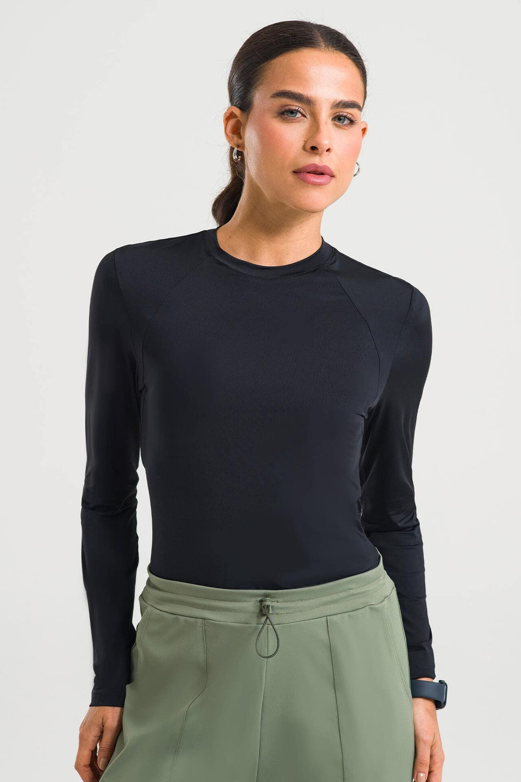 Blusa Manga Longa Underscrub Up - Preta