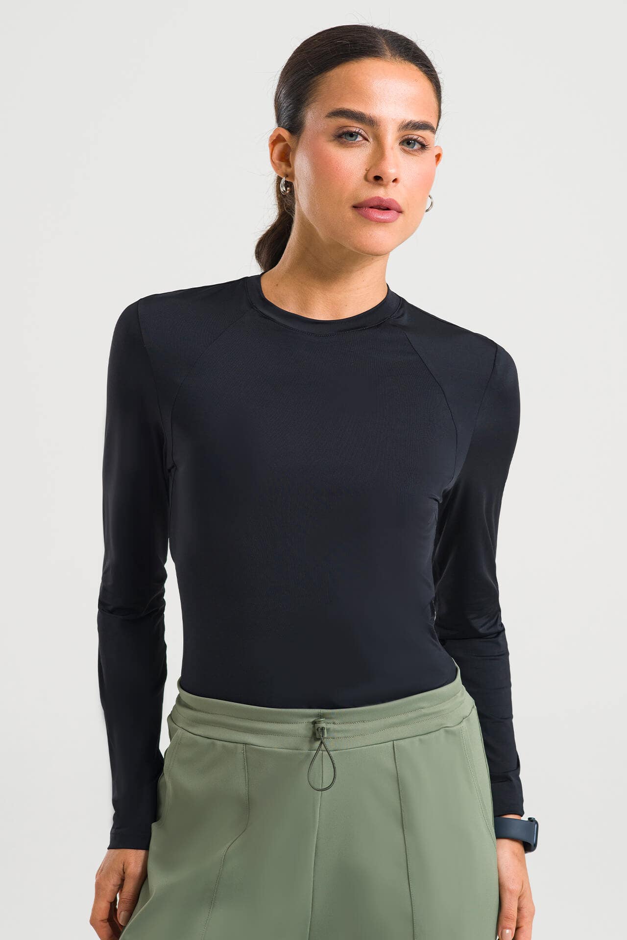 Blusa Manga Longa Underscrub Up - Preta