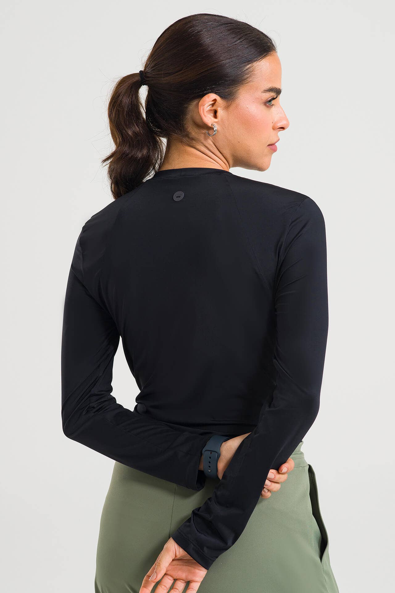 Blusa Manga Longa Underscrub Up - Preta