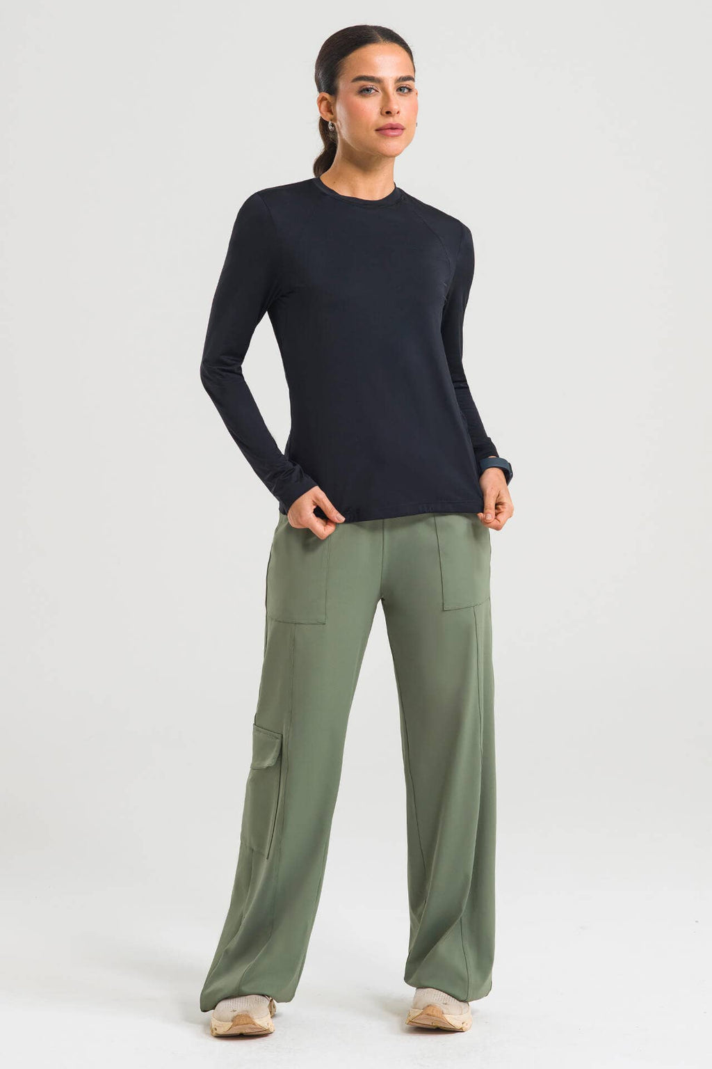 Blusa Manga Longa Underscrub Up - Preta