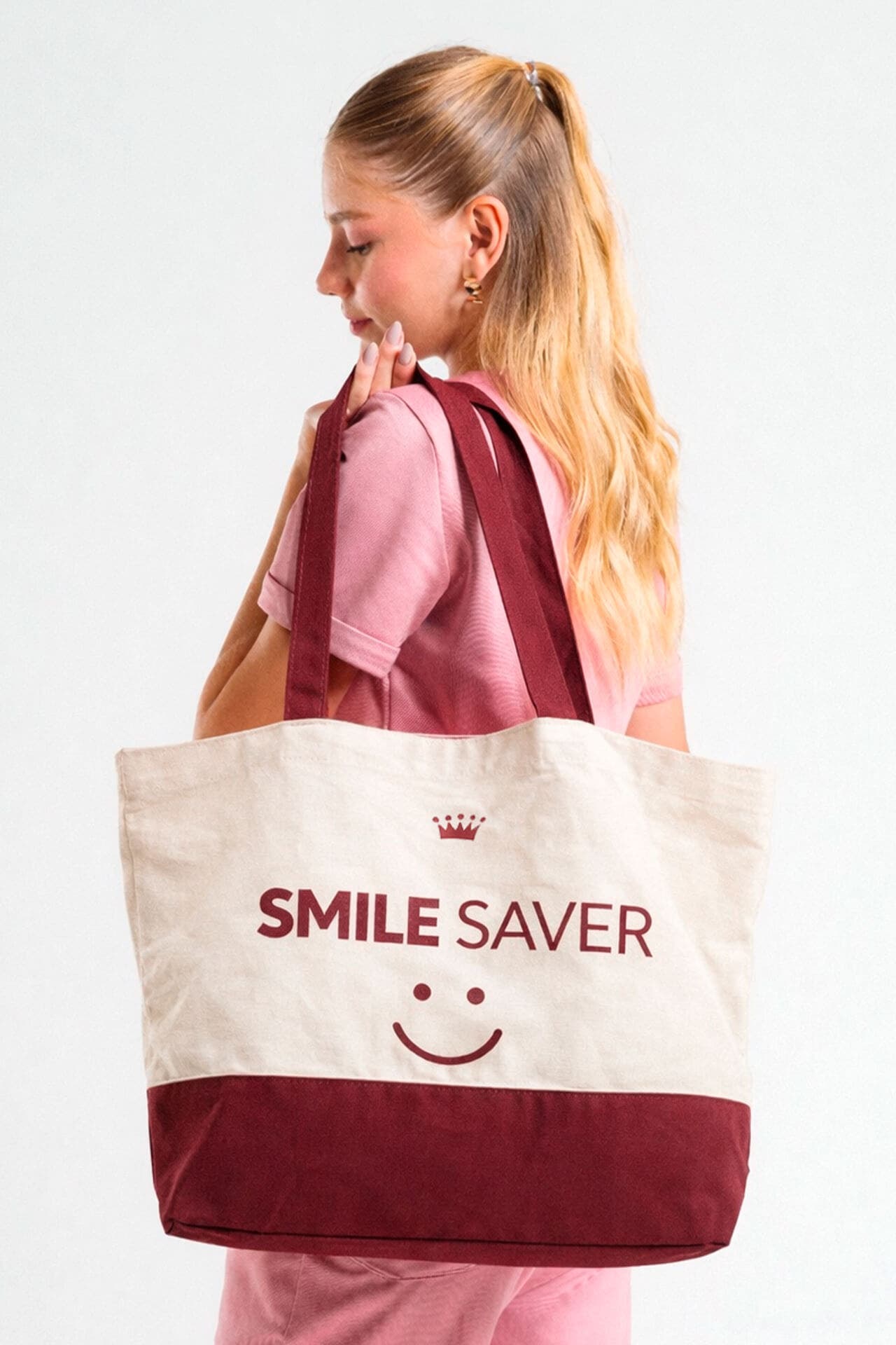 Bolsa Cherie Smile Saver - Rosa