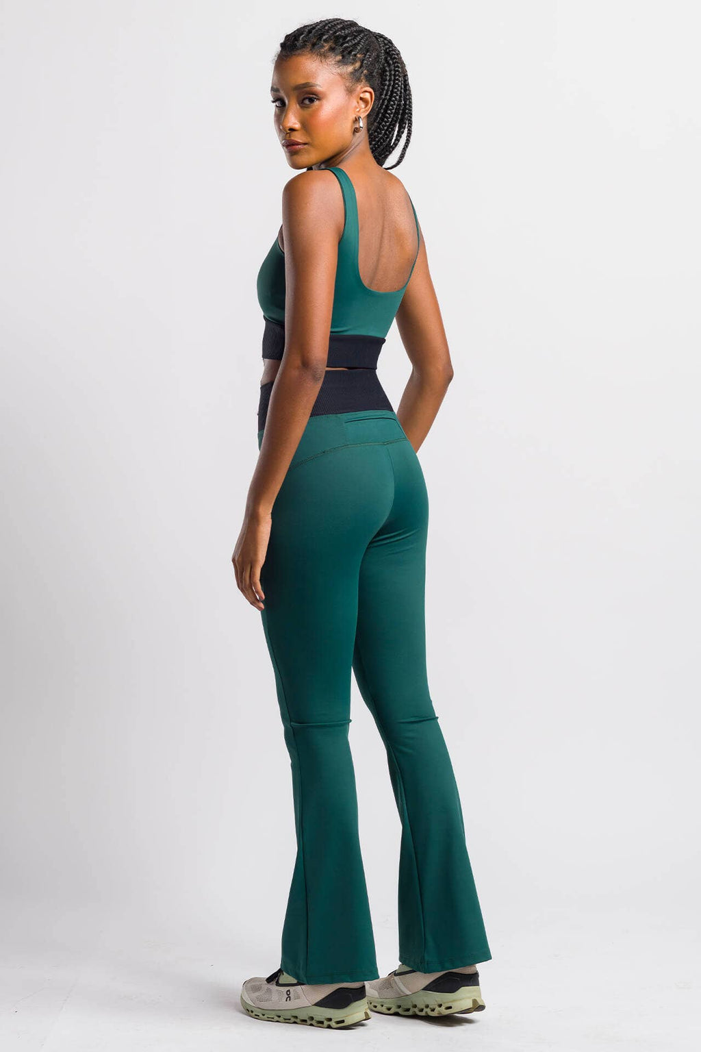 Calça Feminina Flare Match - Verde Petróleo