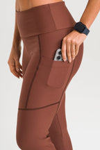 Calça Feminina Legging Up - Marrom