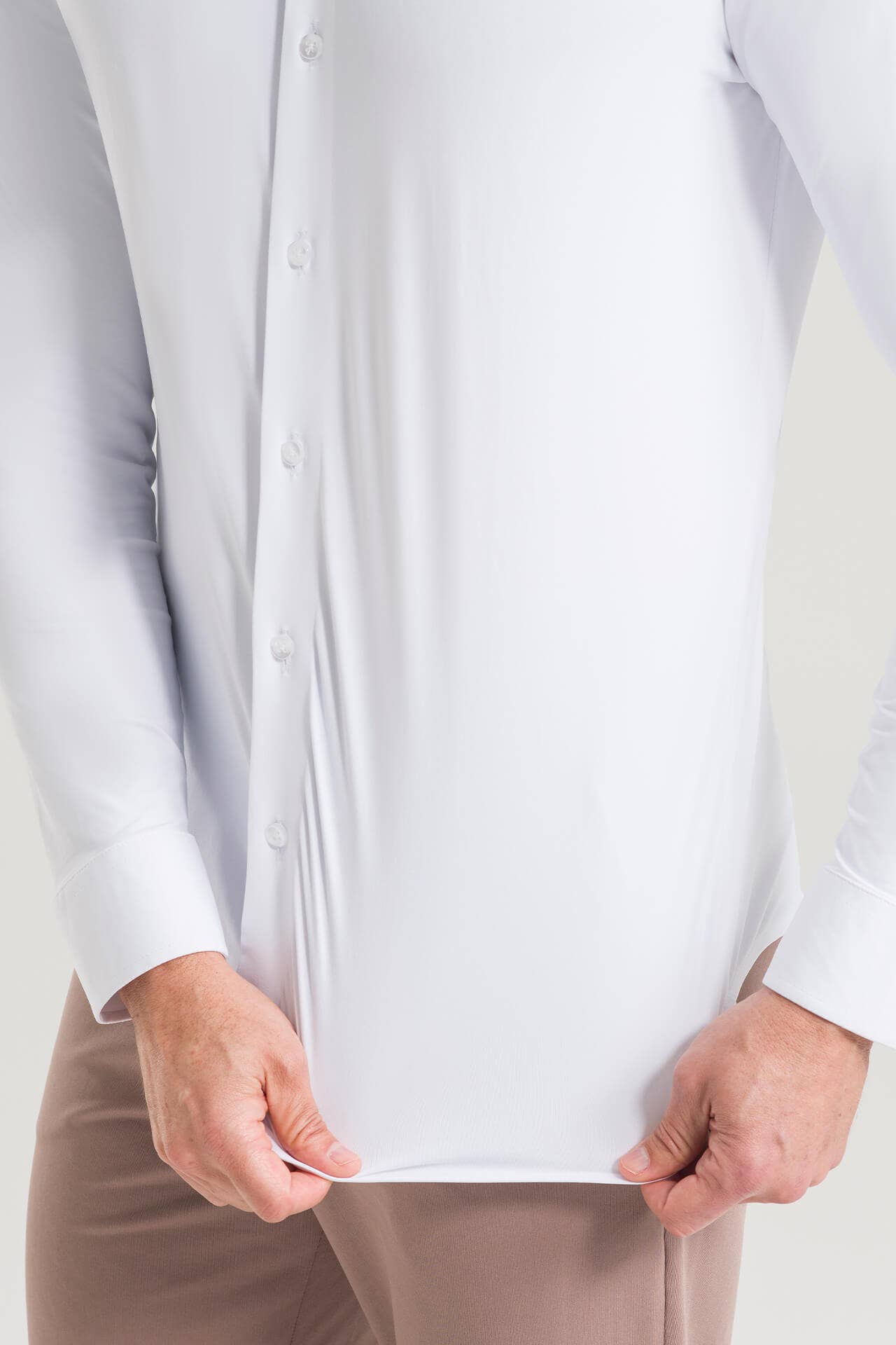 Camisa Masculina Tech Cherie - Branca