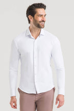 Camisa Masculina Tech Cherie - Branca