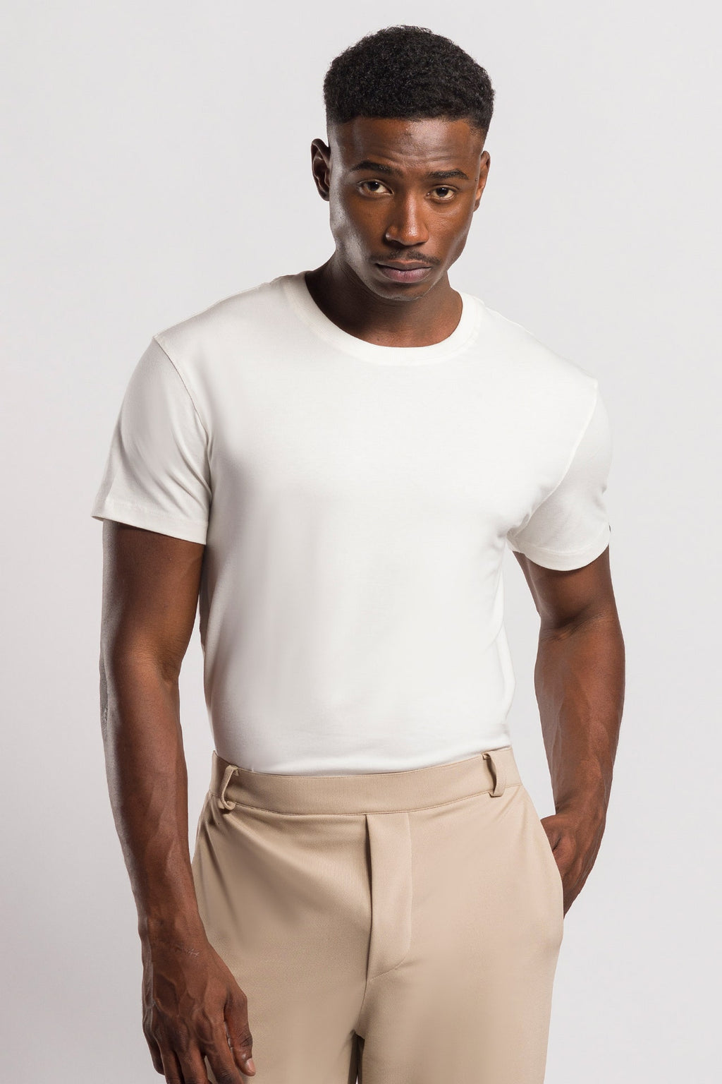 Camiseta Masculina Classic - Off White