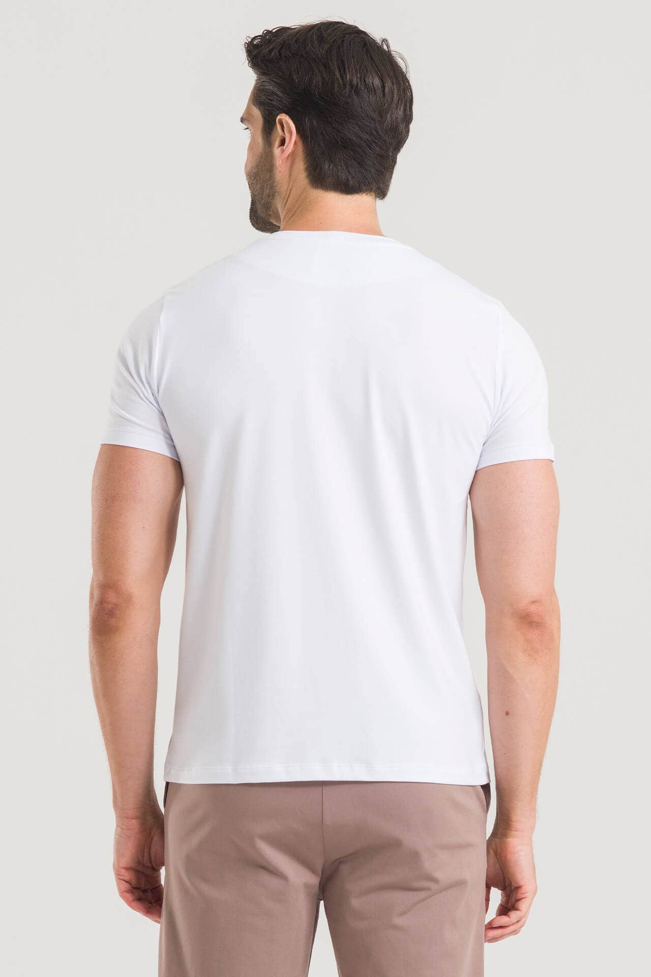 Camiseta Masculina Pima Cherie - Branca