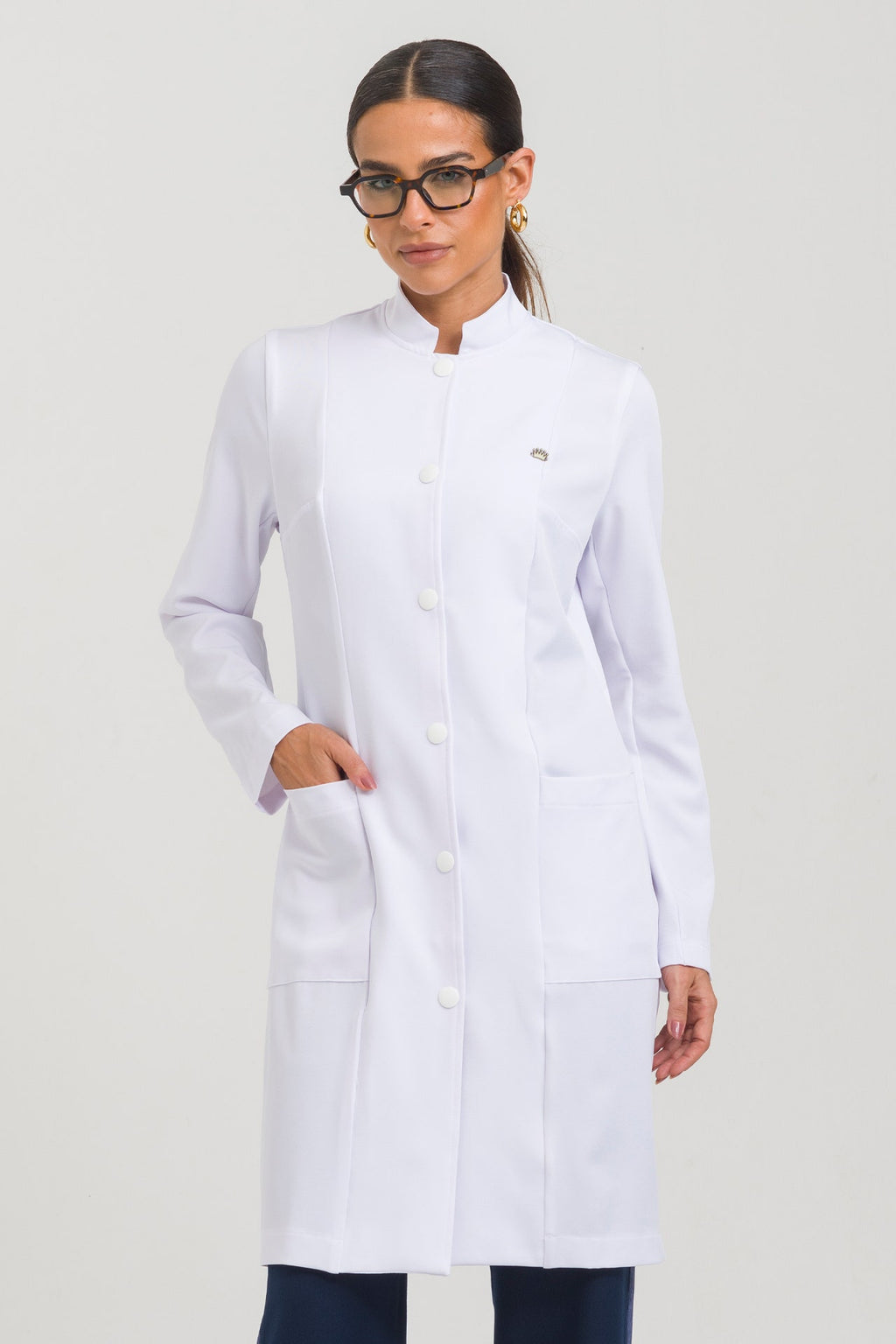 Jaleco Feminino Tradition - Branco