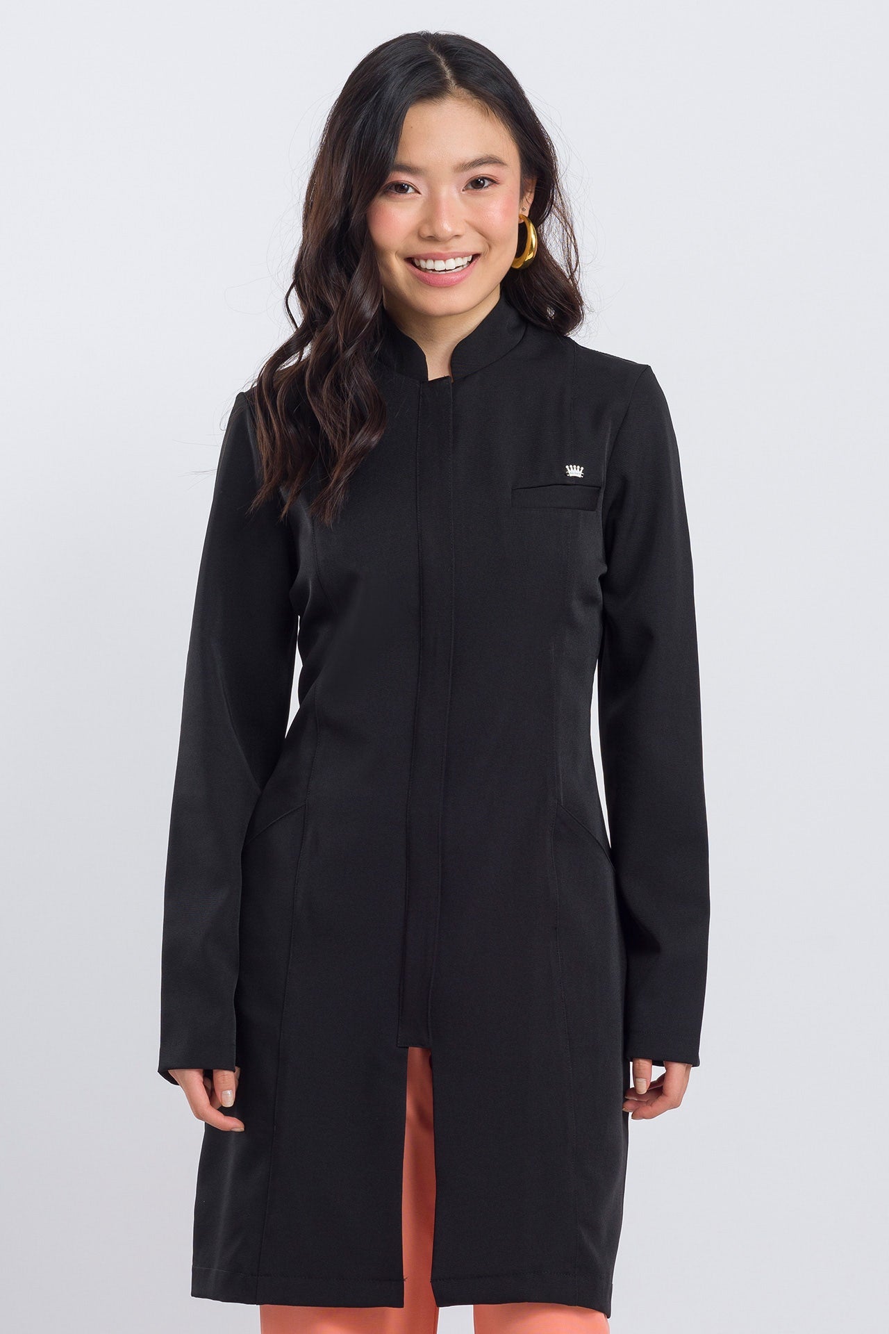 Jaleco Elegance Feminino - Preto