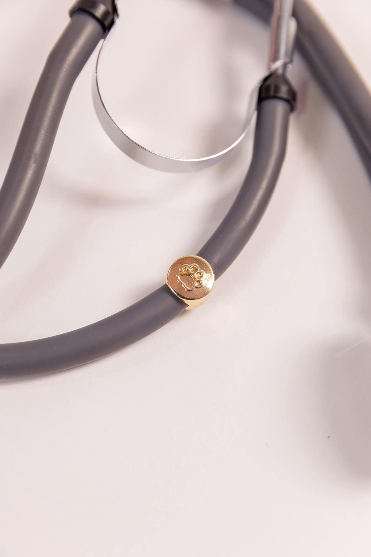 Charm Para Estetoscópio Patinha - Dourado