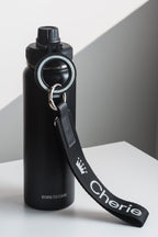 Garrafa Com Suporte Wellness - Preta
