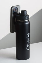Garrafa Com Suporte Wellness - Preta