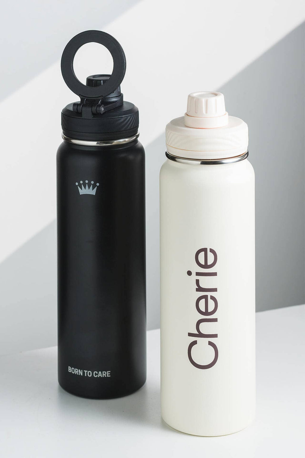 Garrafa Com Suporte Wellness - Preta