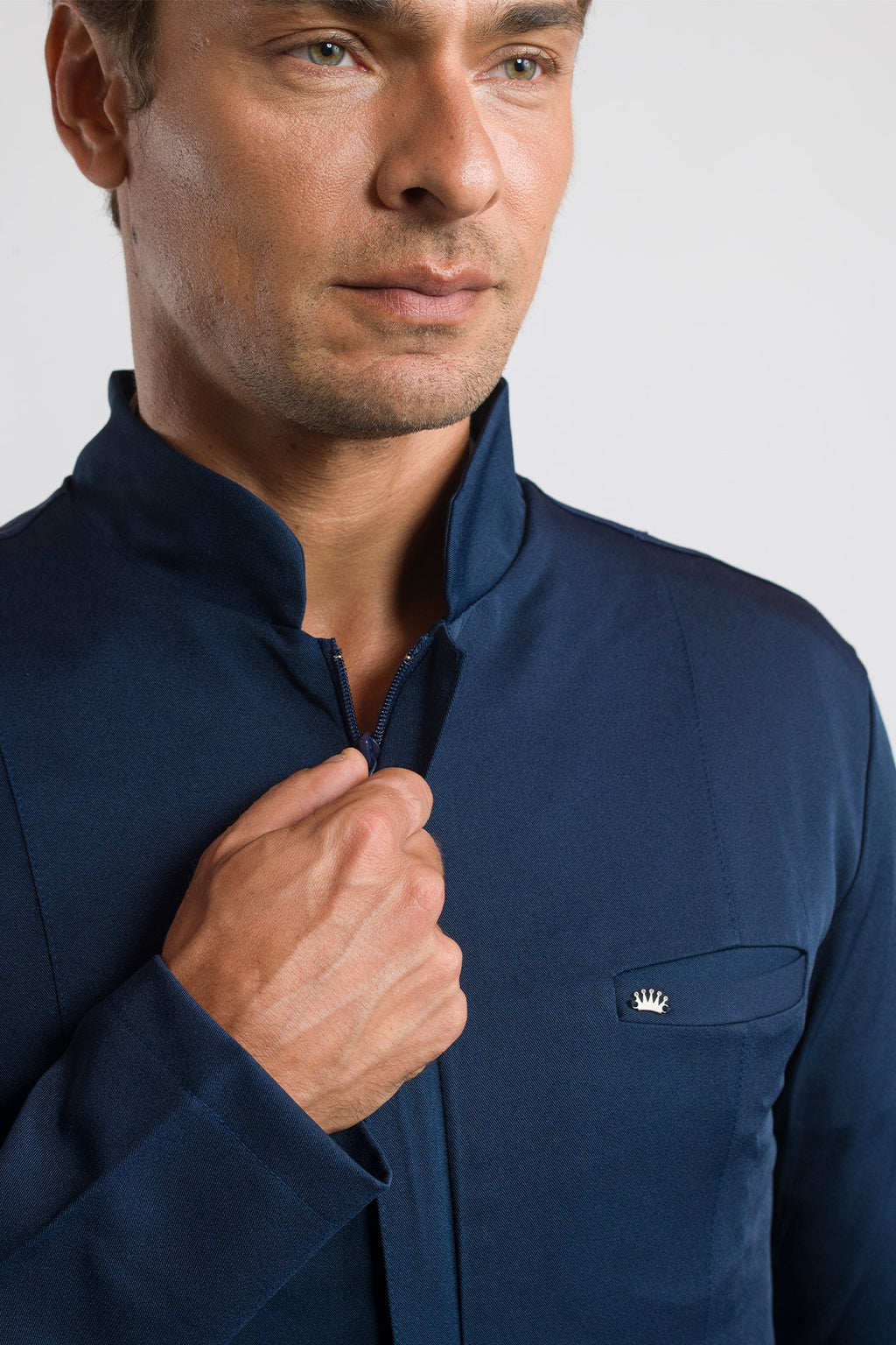 Jaleco Elegance Masculino - Azul Noite