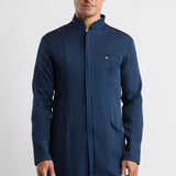 Jaleco Elegance Masculino - Azul Noite