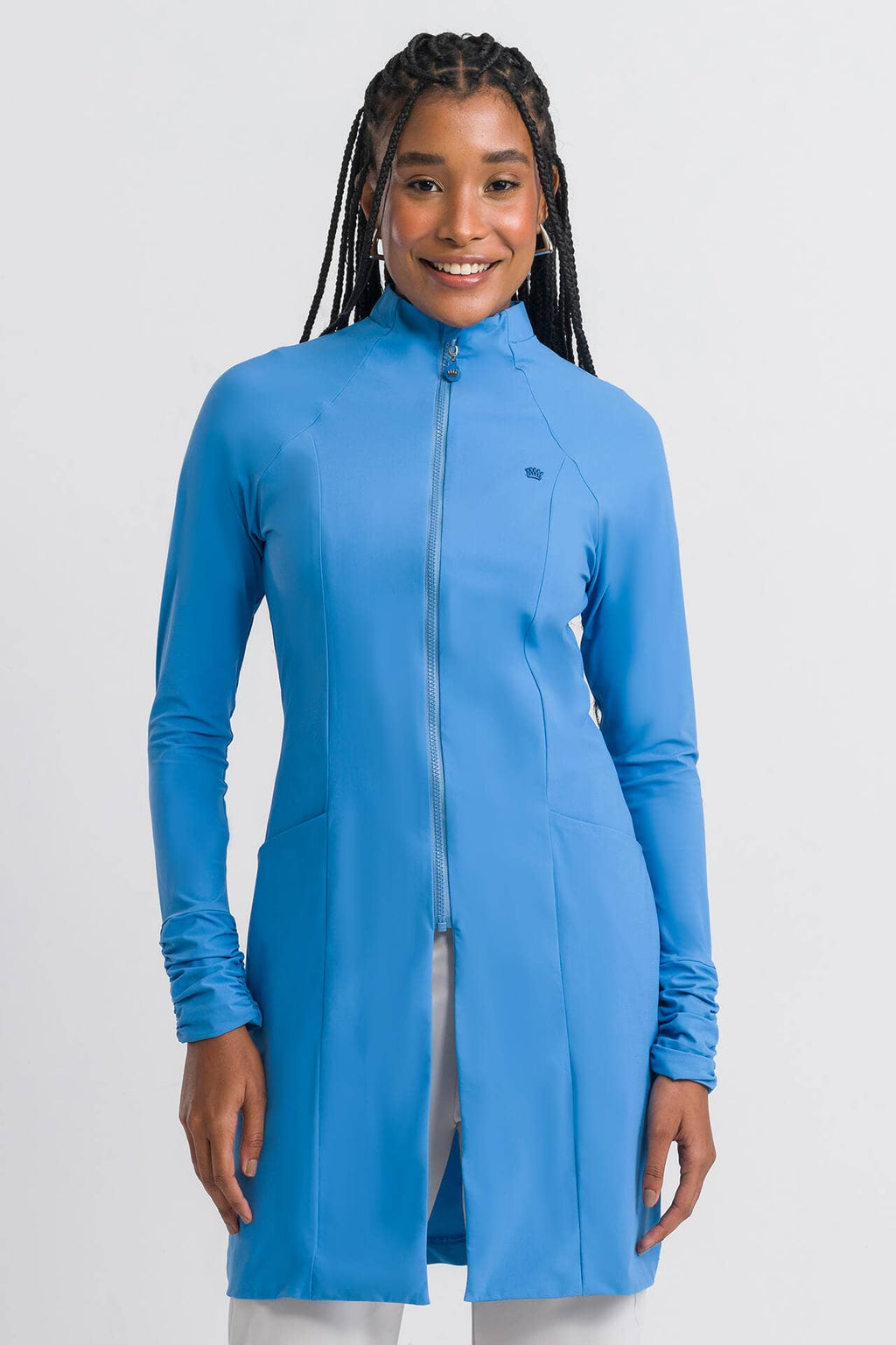 Jaleco Feminino Boost - Azul Claro