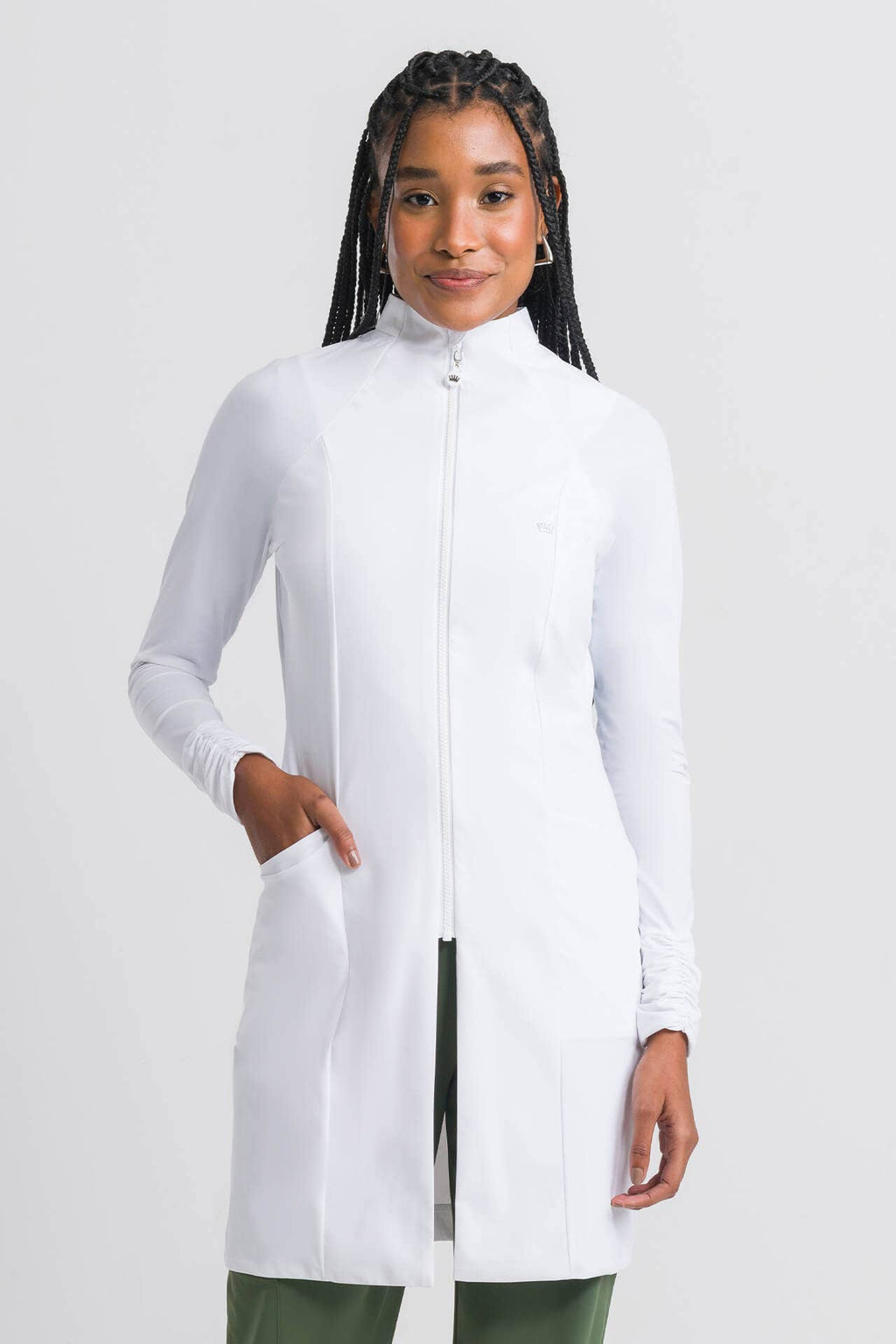 Jaleco Feminino Boost - Branco