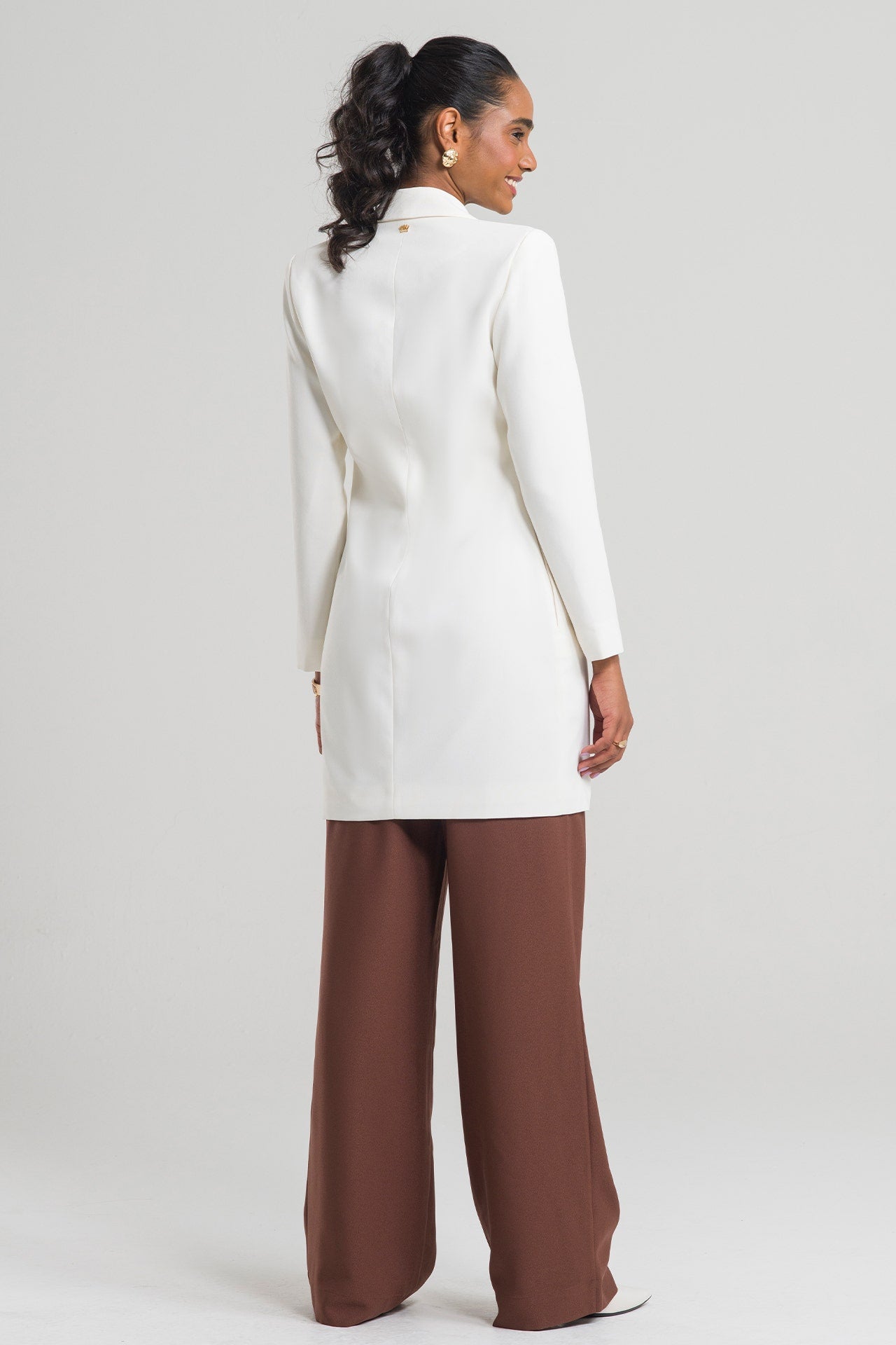 Jaleco Feminino Carmen - Off White
