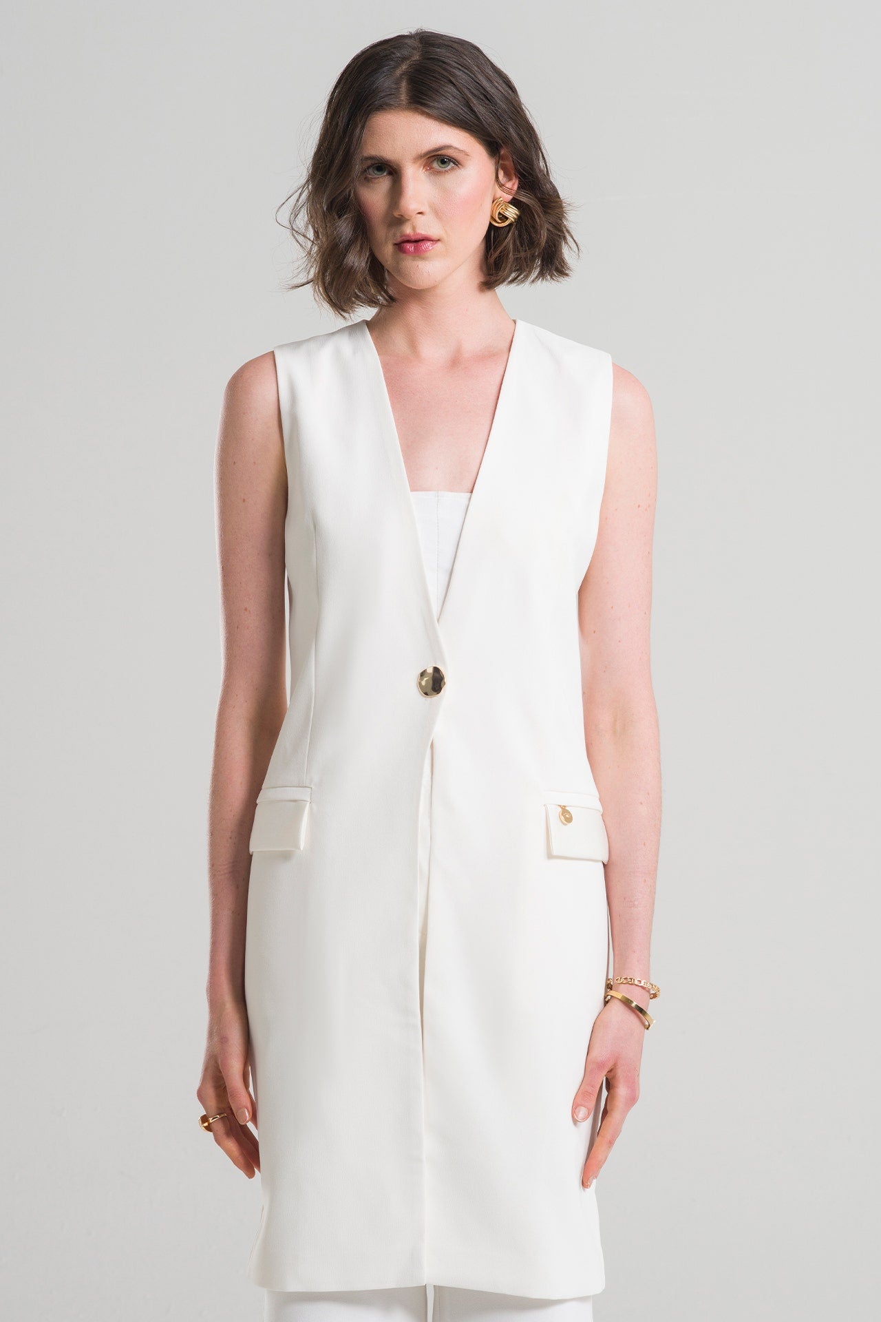 Jaleco Feminino Classy - Off White