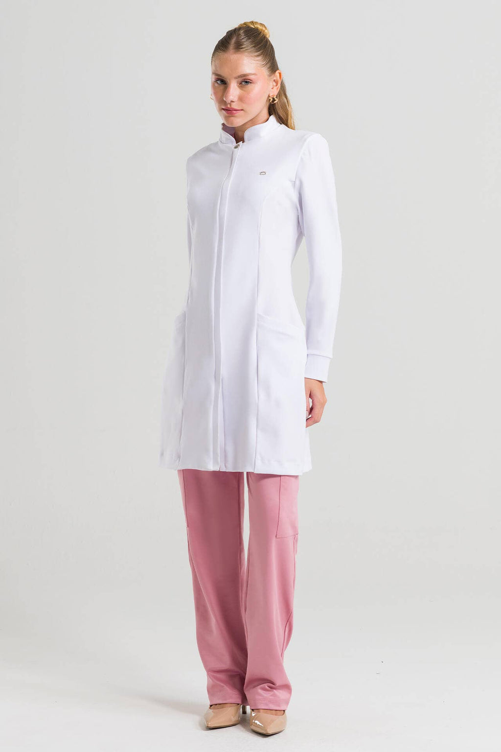 Jaleco Feminino Comfort - Branco