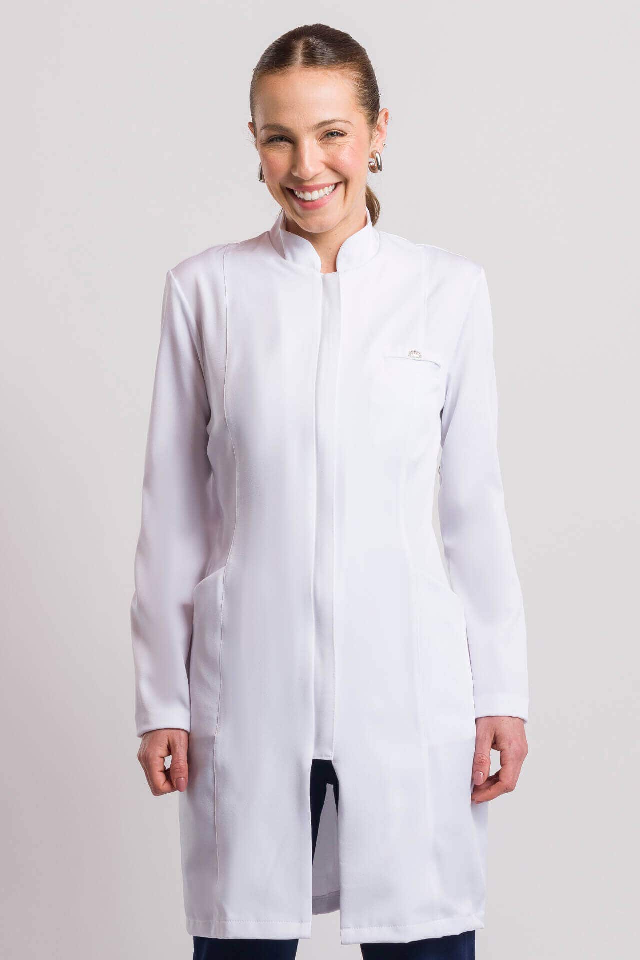 Jaleco Elegance Feminino - Branco