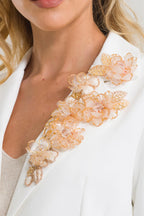 Jaleco Feminino Emily by PatBO - Off White