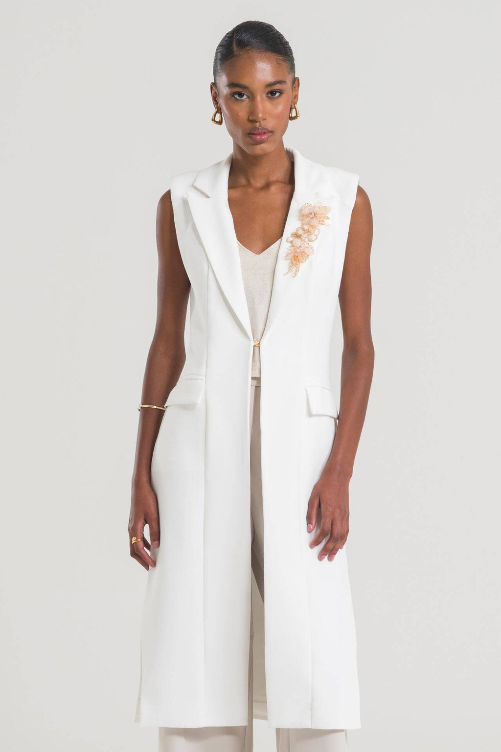Jaleco Feminino Esther by PatBO - Off White