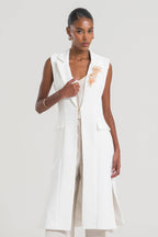 Jaleco Feminino Esther by PatBO - Off White