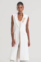 Jaleco Feminino Esther by PatBO - Off White
