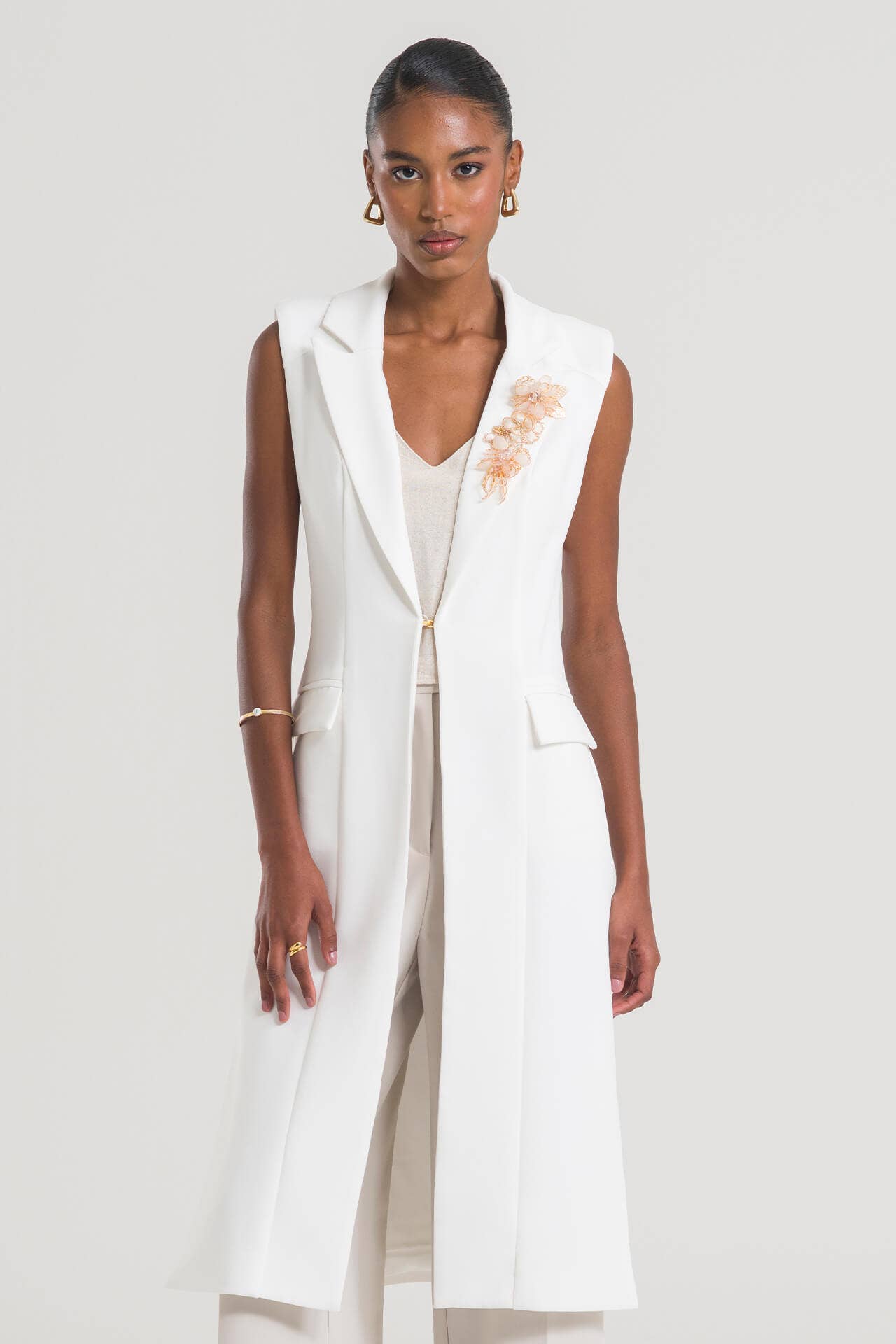 Jaleco Feminino Esther by PatBO - Off White