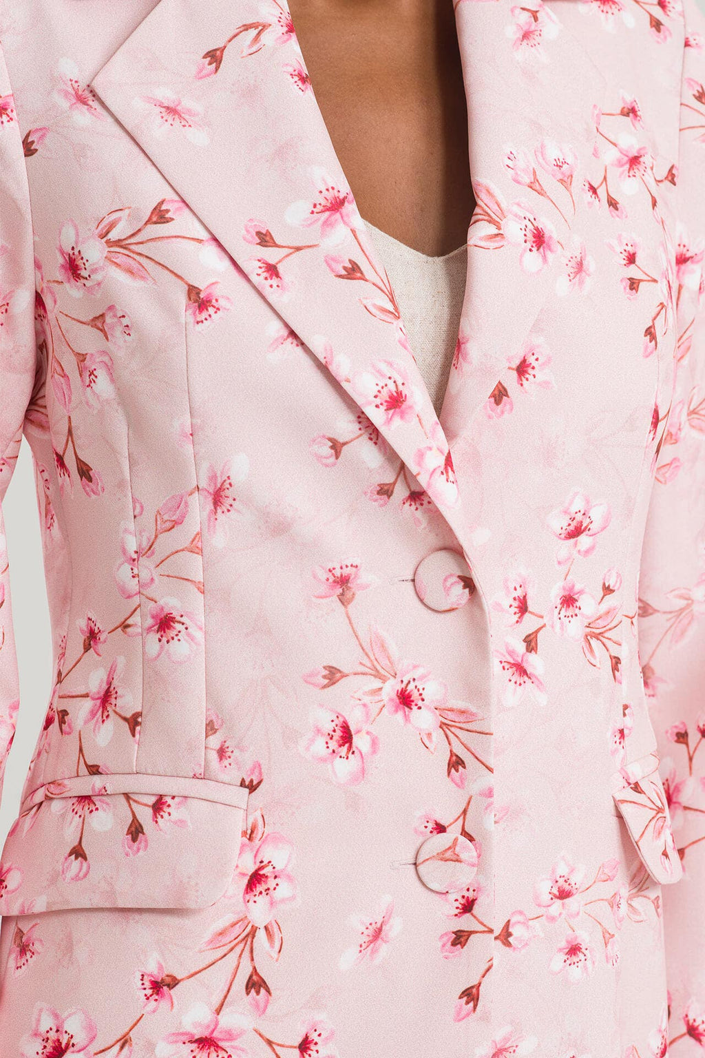Jaleco Feminino Flower by PatBO - Rosa