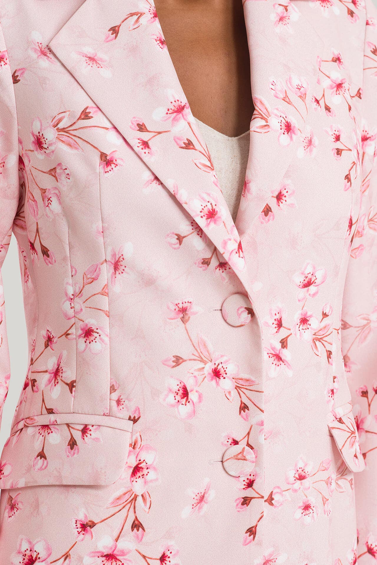 Jaleco Feminino Flower by PatBO - Rosa