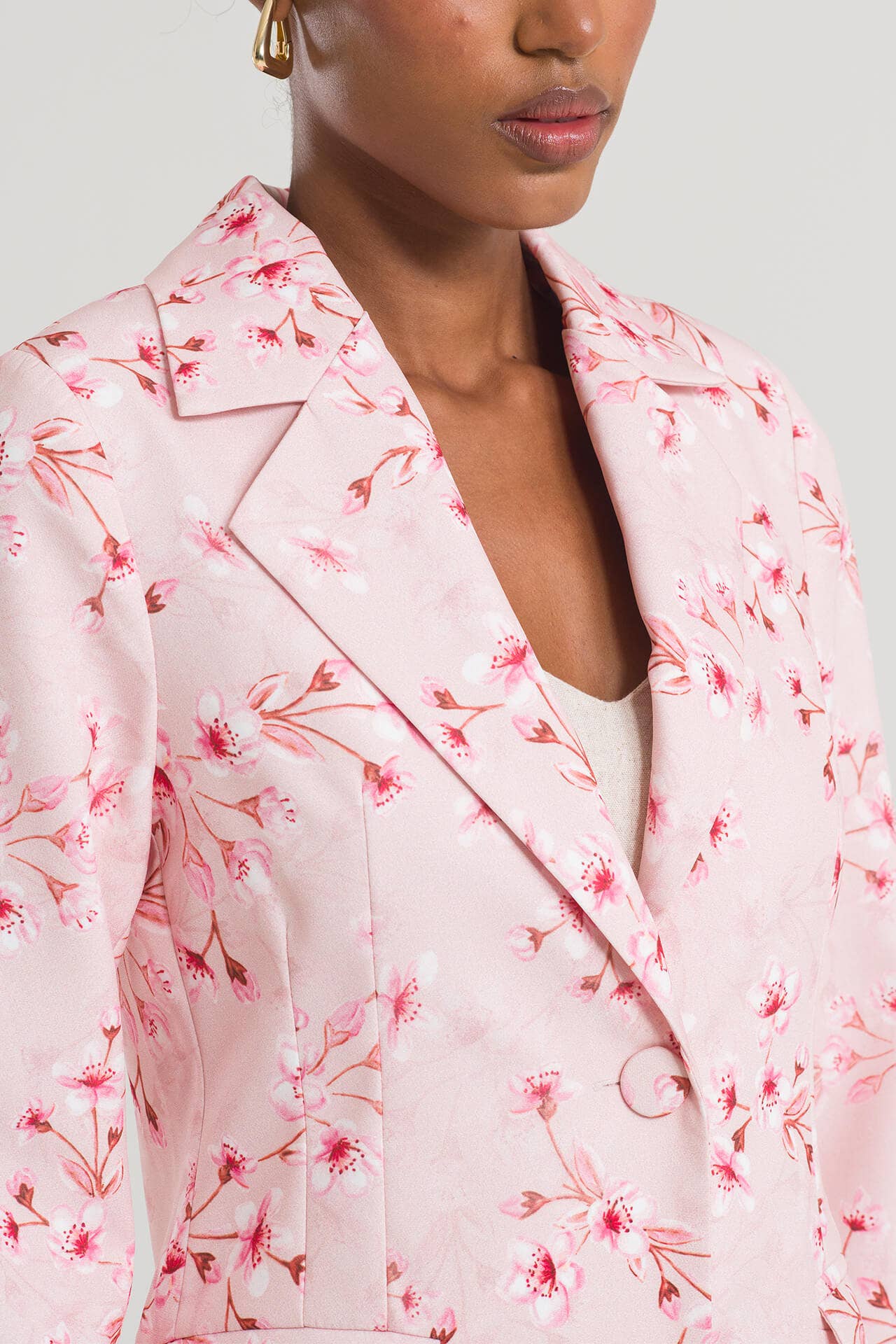 Jaleco Feminino Flower by PatBO - Rosa