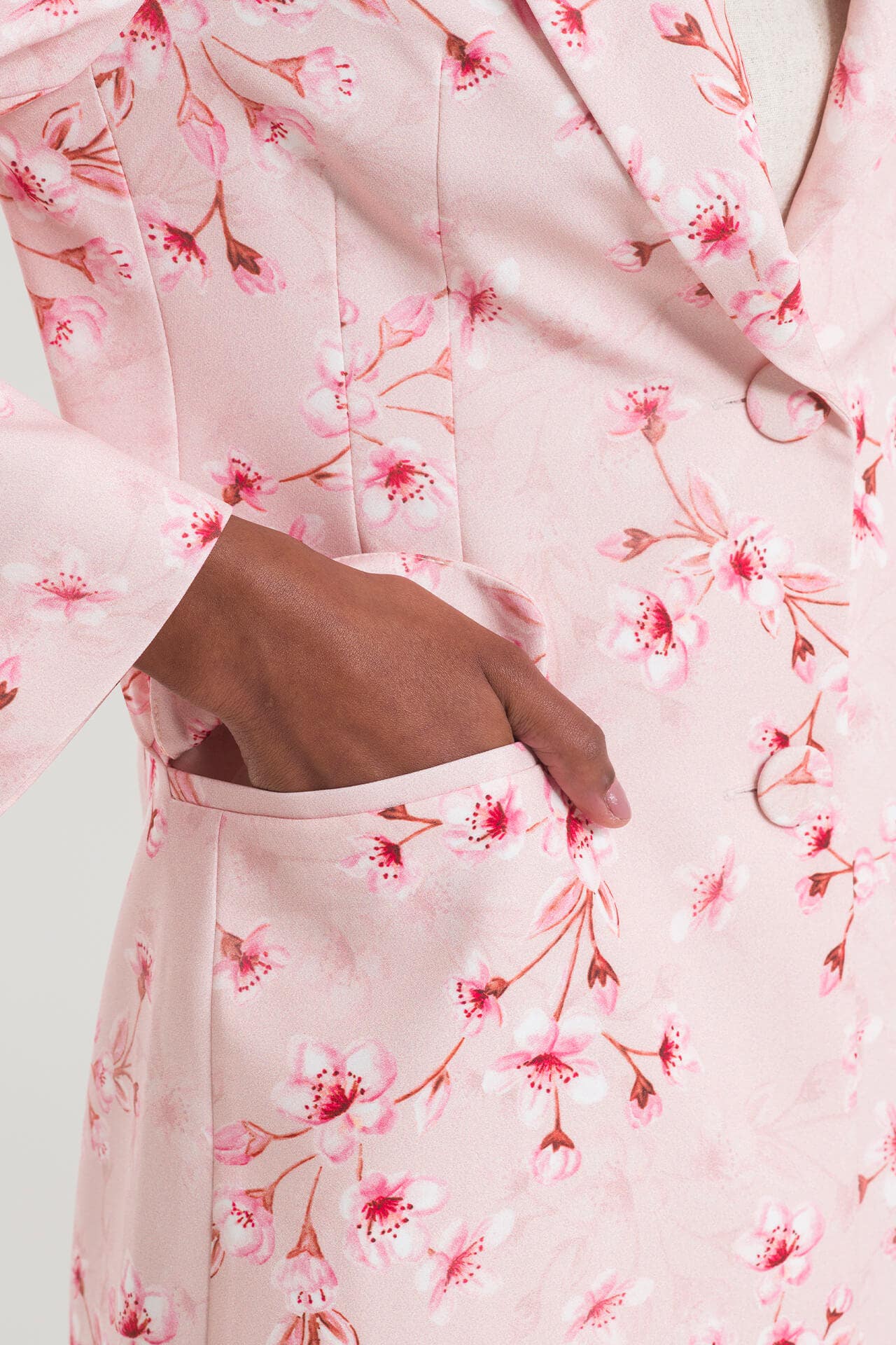 Jaleco Feminino Flower by PatBO - Rosa