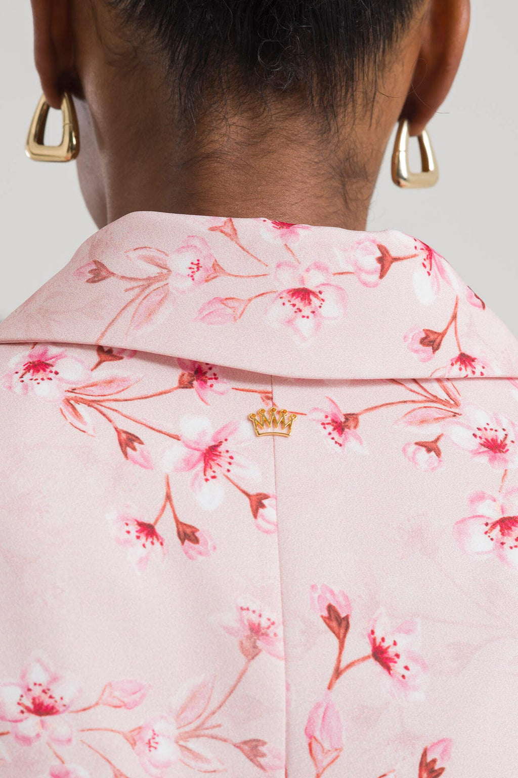 Jaleco Feminino Flower by PatBO - Rosa