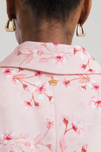 Jaleco Feminino Flower by PatBO - Rosa