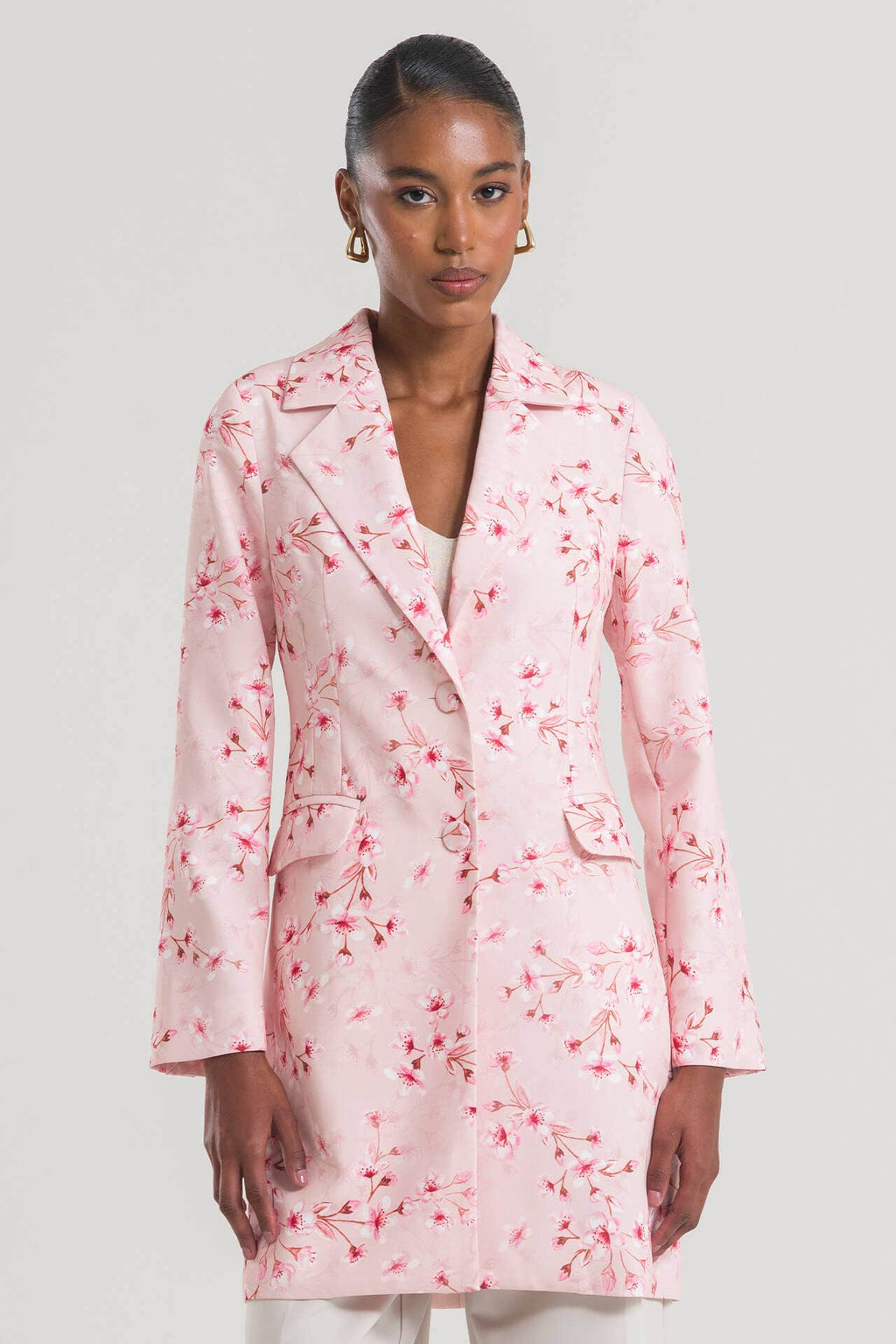 Jaleco Feminino Flower by PatBO - Rosa