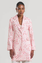 Jaleco Feminino Flower by PatBO - Rosa